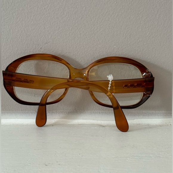 Viennaline Eyeglasses Round Oversize Orange - Picture 3 of 6